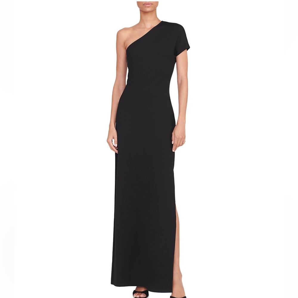 STAUD Adalynn One Shoulder Maxi Dress